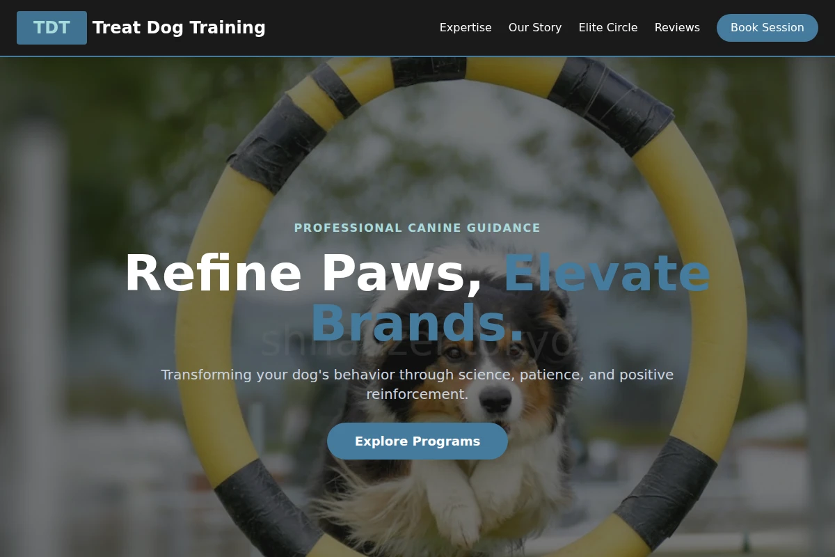 Treat Dog Training