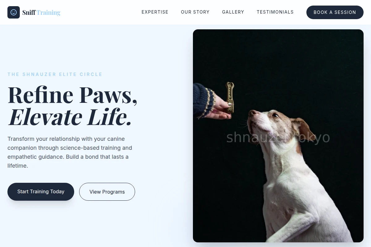 Sniff Dog Training