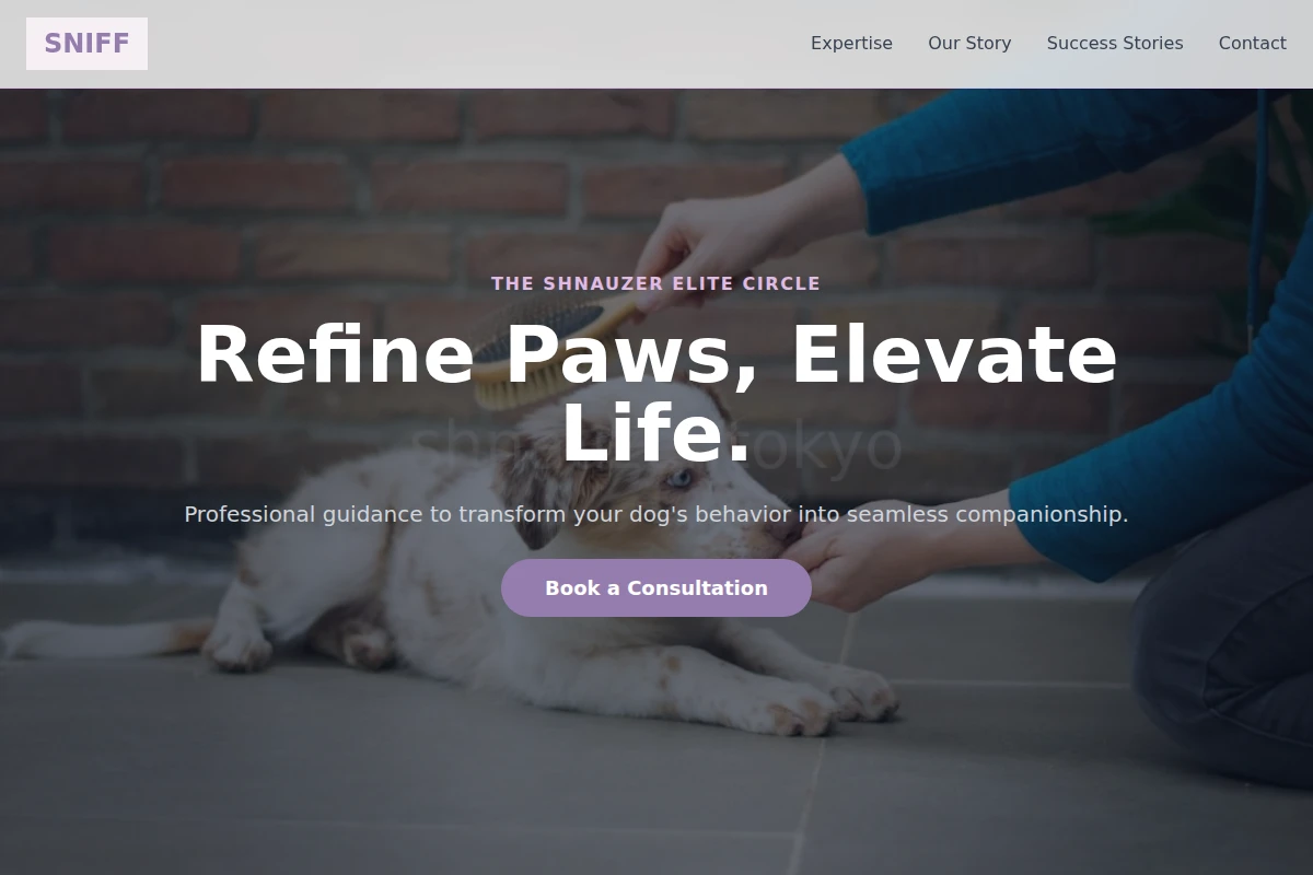 Sniff Dog Training