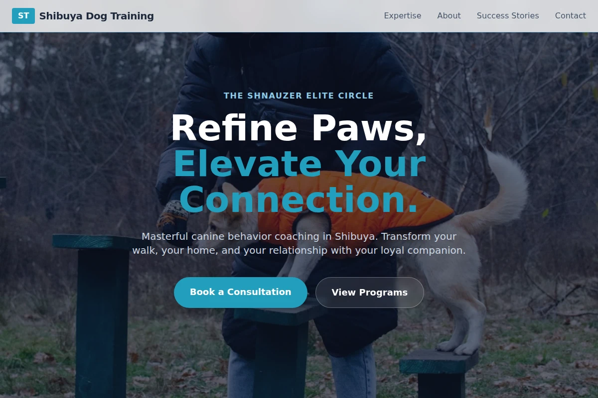 Shibuya Dog Training