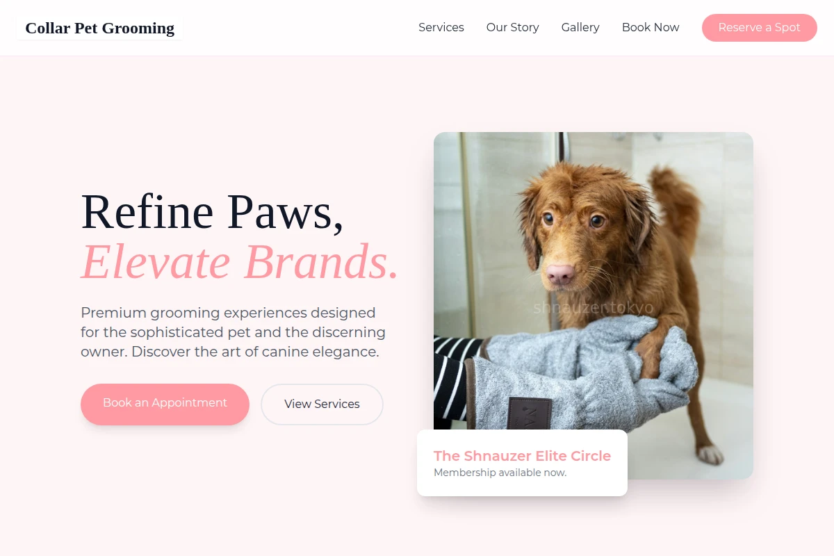Collar Pet Grooming