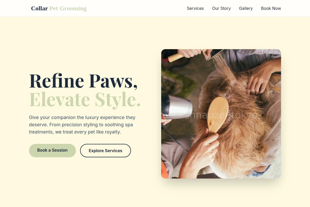 Collar Pet Grooming