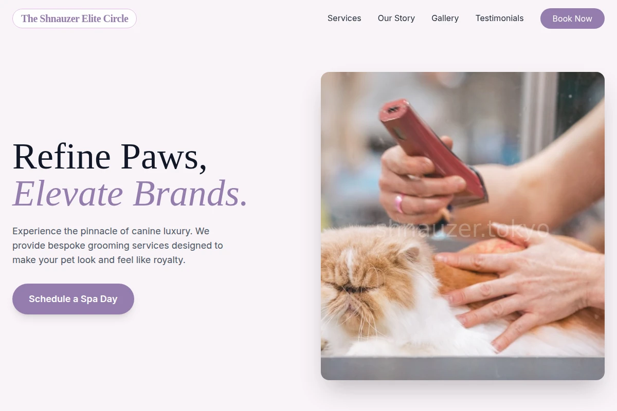 Canine Pet Grooming
