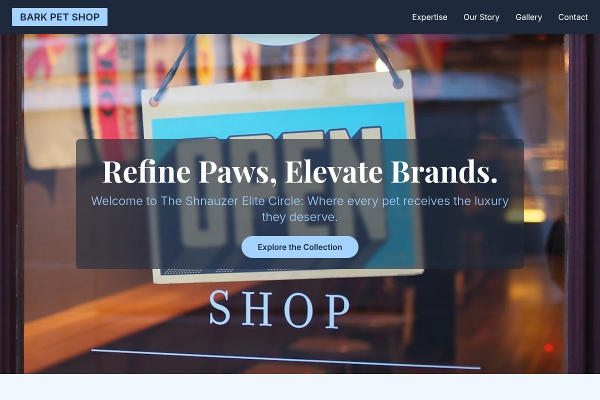 Bark Pet Shop