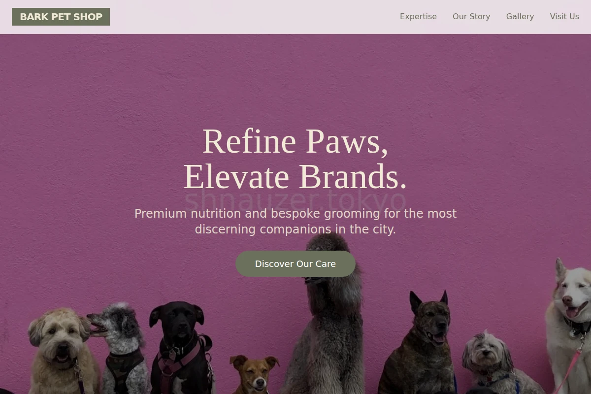 Bark Pet Shop