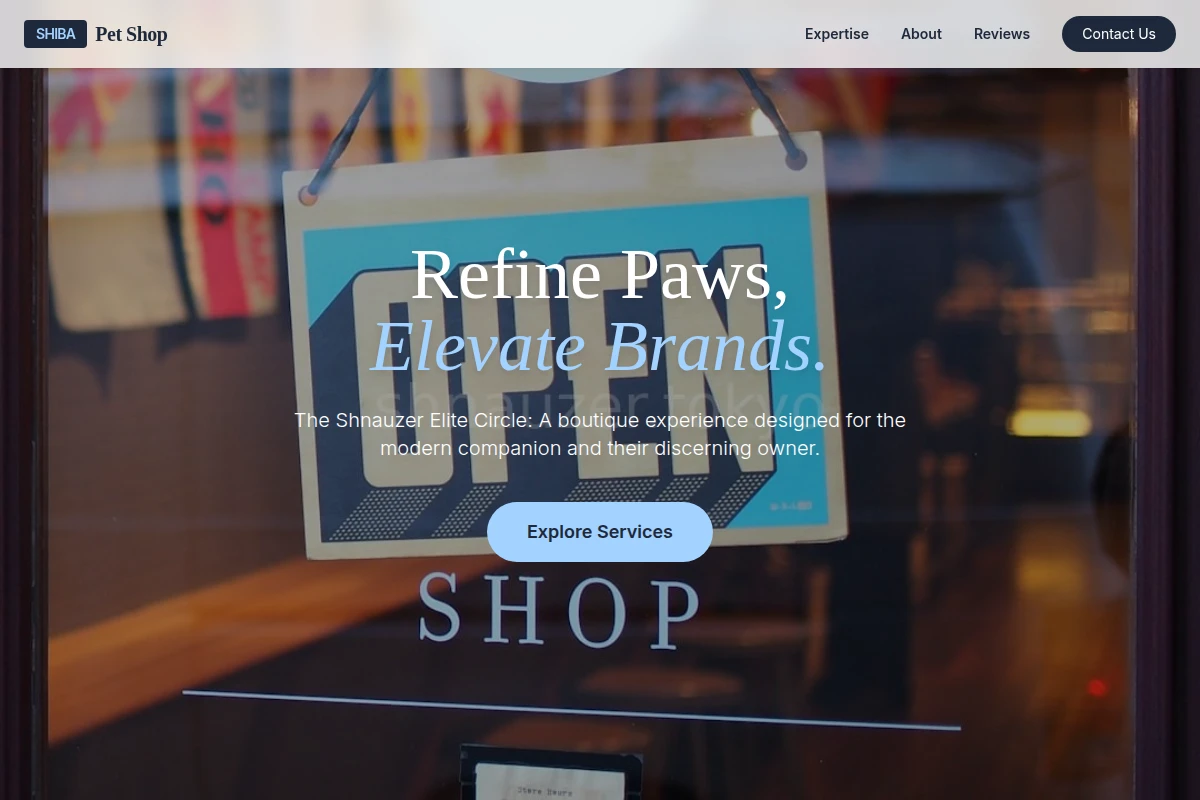 Shiba Pet Shop