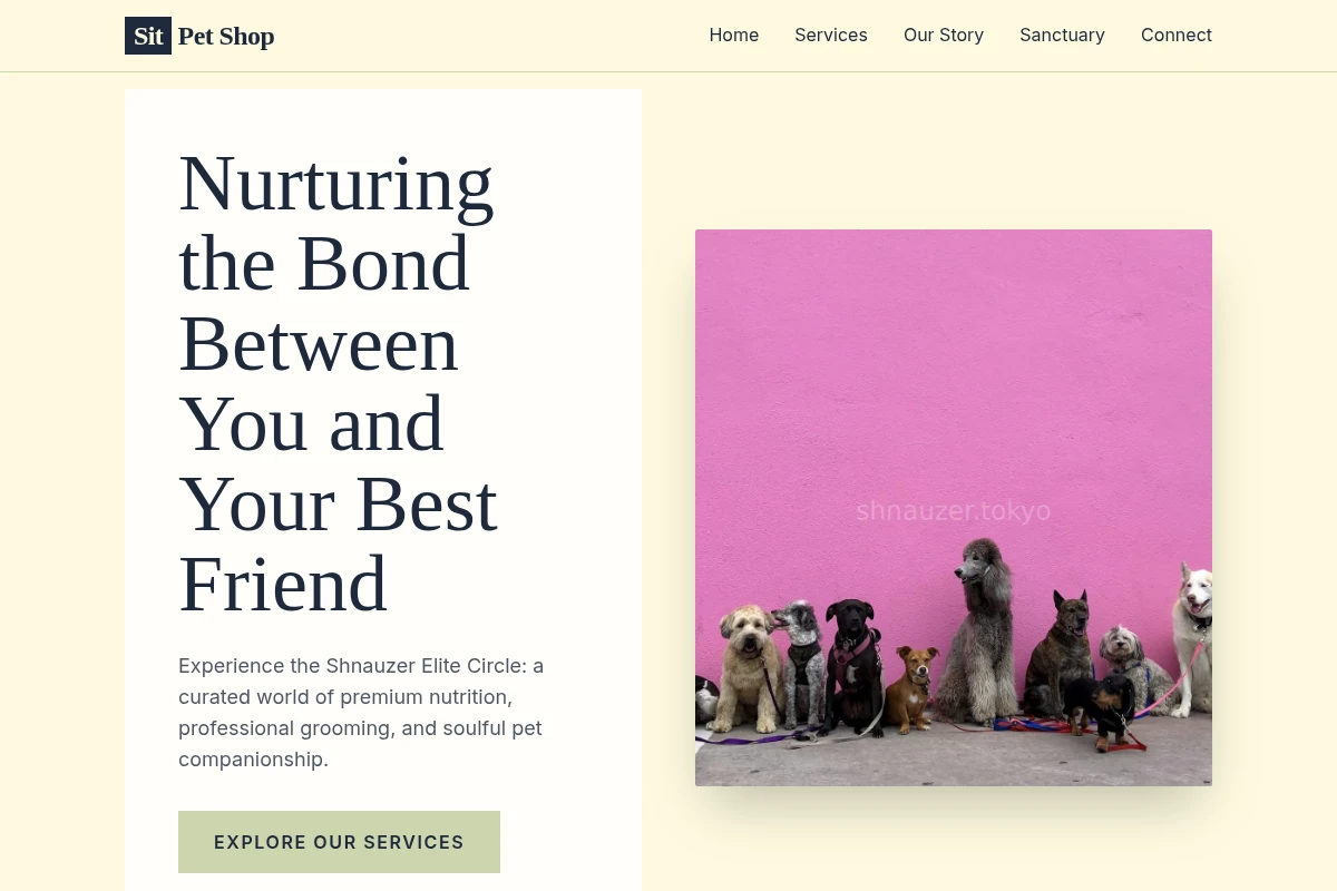 Sit Pet Shop